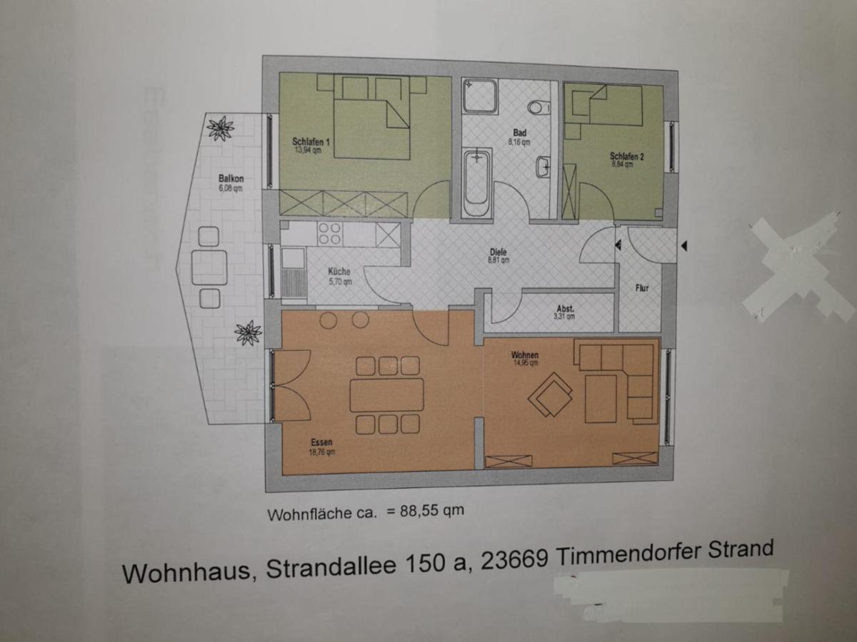 Strandallee 150a Timmendorfer Strand Esterno foto